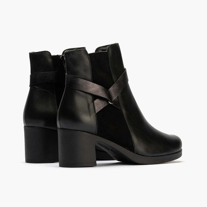 pitillos Botín Combinado de mujer color negro Tienda