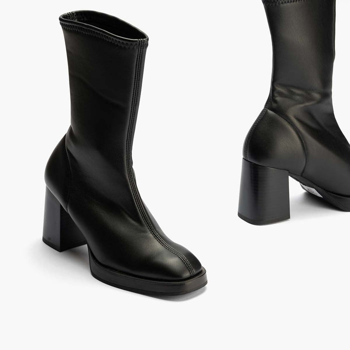 pitillos Botín Napa Strech de mujer color negro ÚLTIMAS EDICIONES