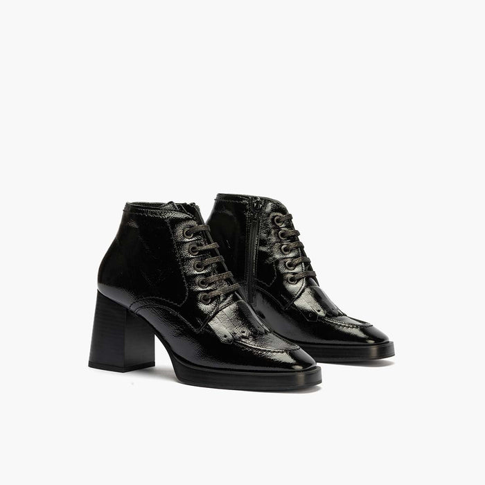 pitillos Botín Flecos mujer color negro