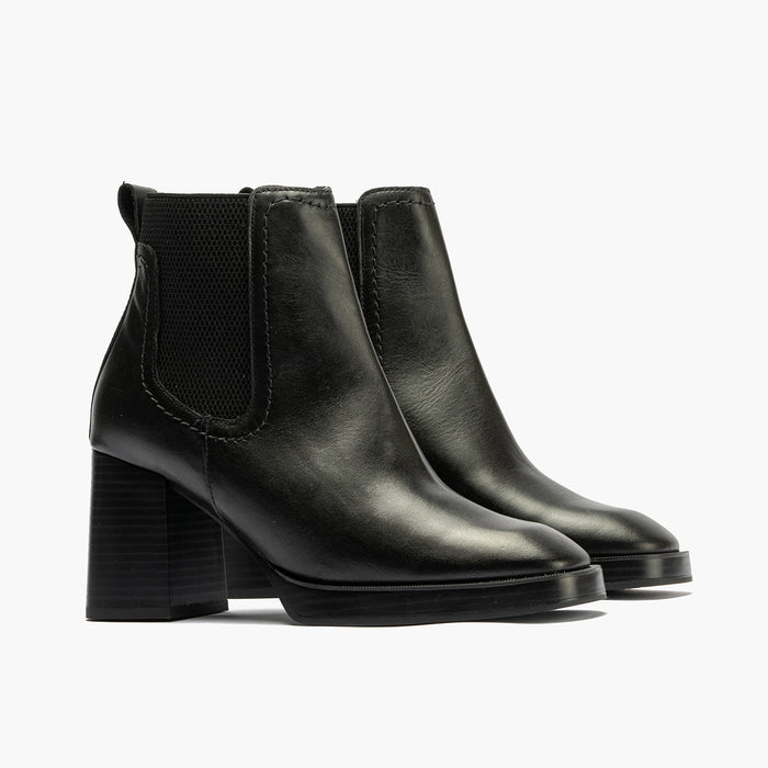 pitillos Botín Chelsea de mujer color negro Precio de fábrica