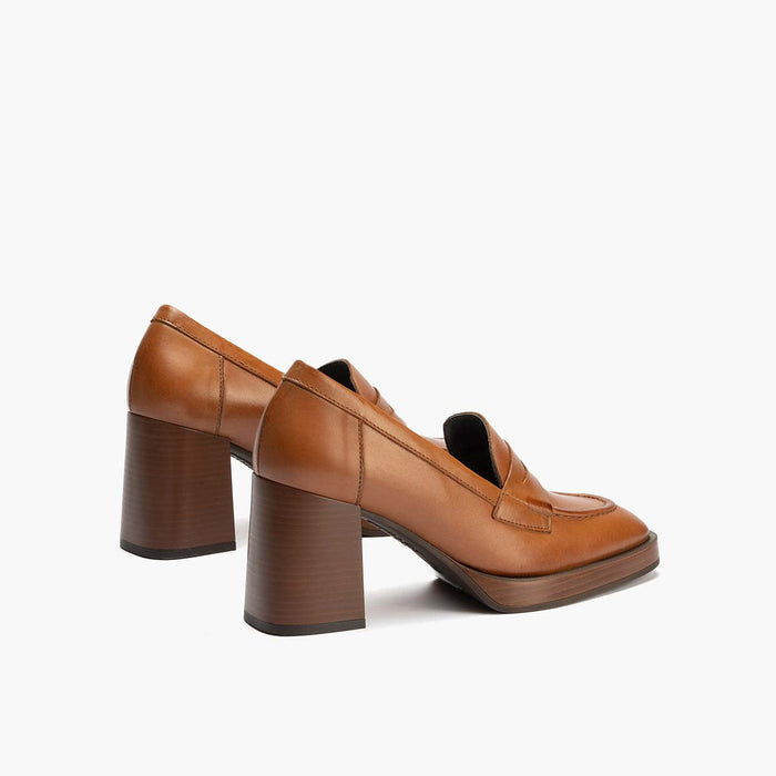 pitillos Mocasín en Napa para mujer color cuero Promoción trimestral