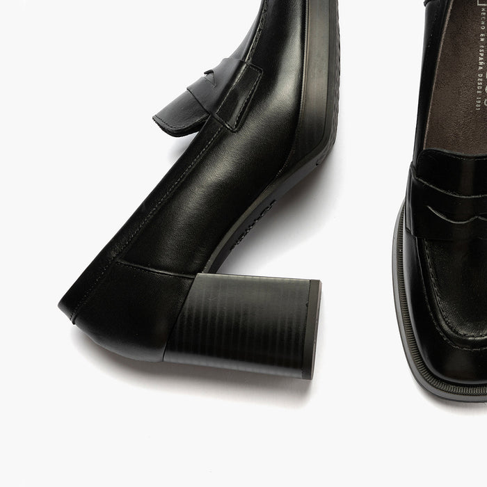 pitillos Mocasín en Napa mujer color negro Superdescuento