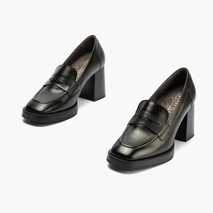 pitillos Mocasín en Napa mujer color negro Superdescuento