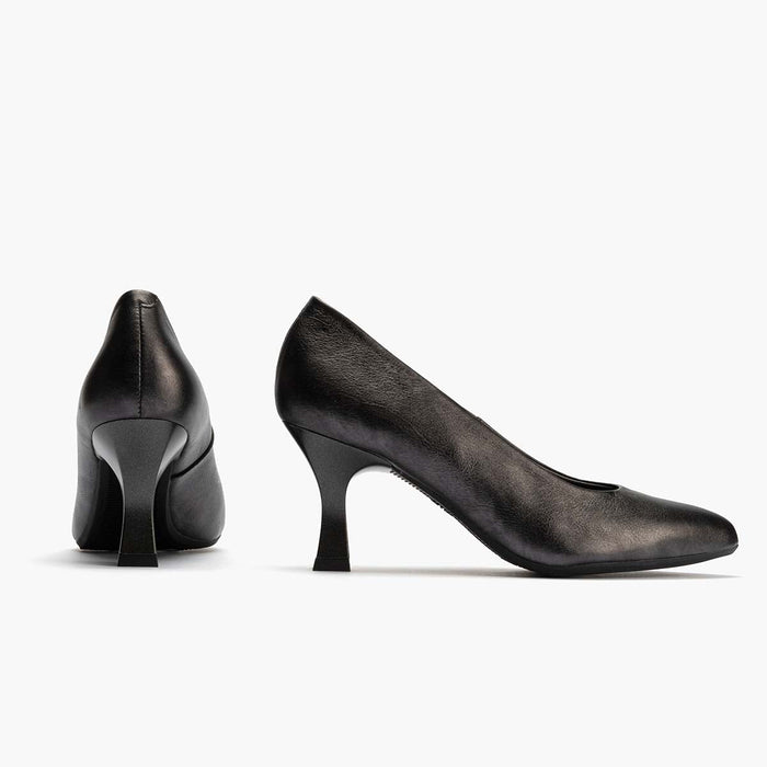 pitillos Zapato de Salón Laminado de mujer color antracita Liquidación