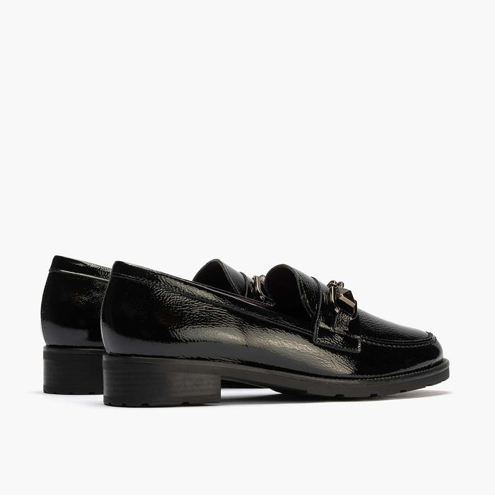 pitillos Mocasín Adorno de mujer color negro Libre de impuestos