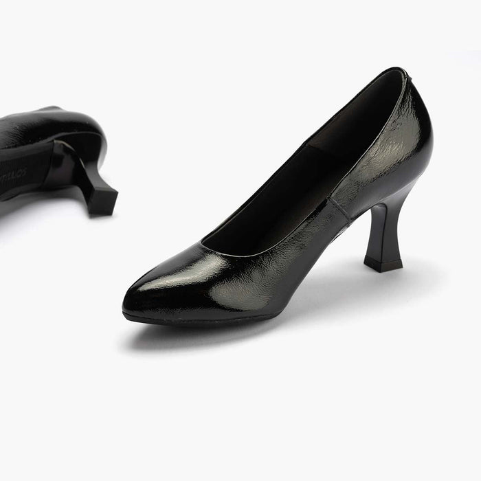 pitillos Zapato de Salón Charol para mujer color negro Ofertas especiales