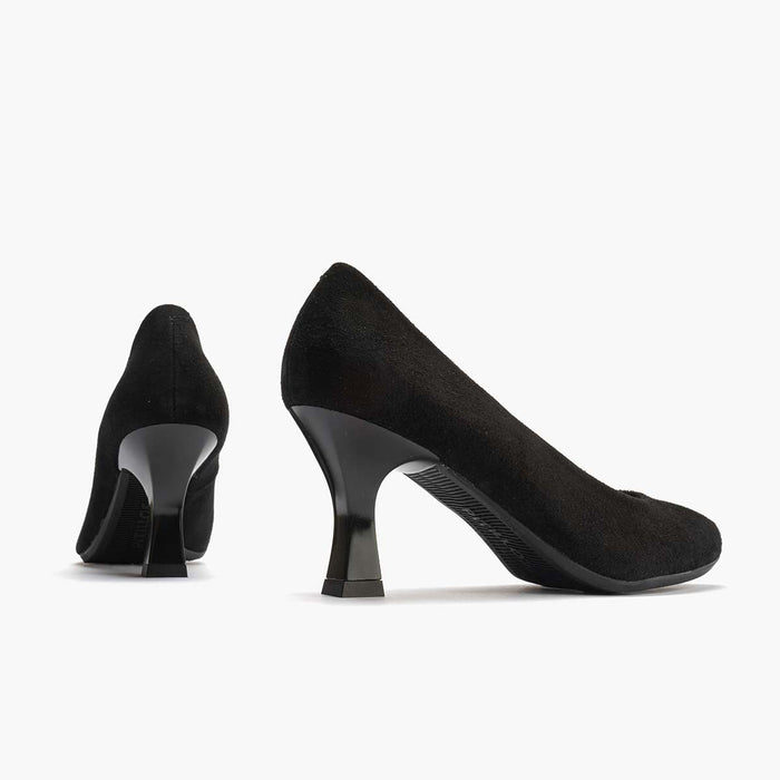 pitillos Zapato de Salón Ante mujer color negro Rebajas de fin de temporada