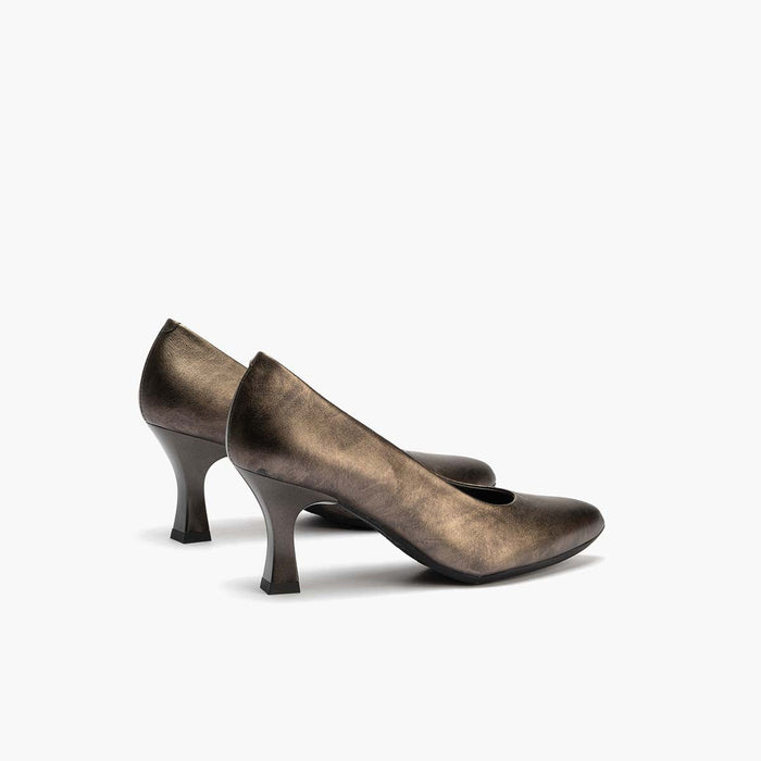 pitillos Zapato de Salón Laminado mujer color bronce Precio ultrabajo
