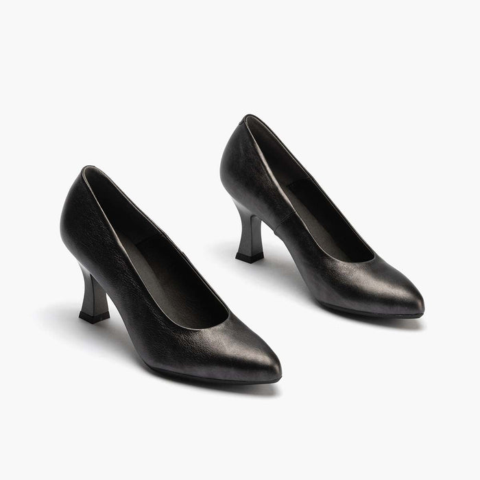 pitillos Zapato de Salón Laminado de mujer color antracita Devoluciones gratuitas