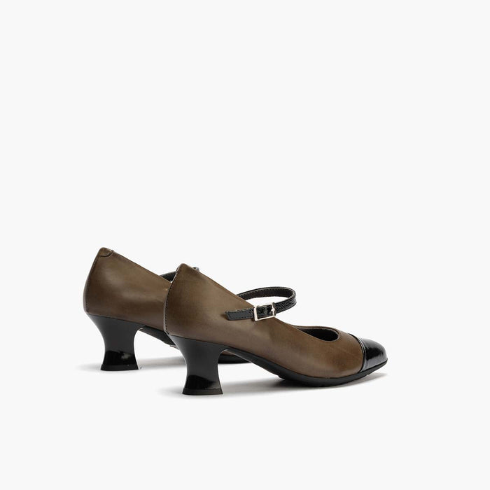 pitillos Mercedes Combinado Napa de mujer color kaki 2025