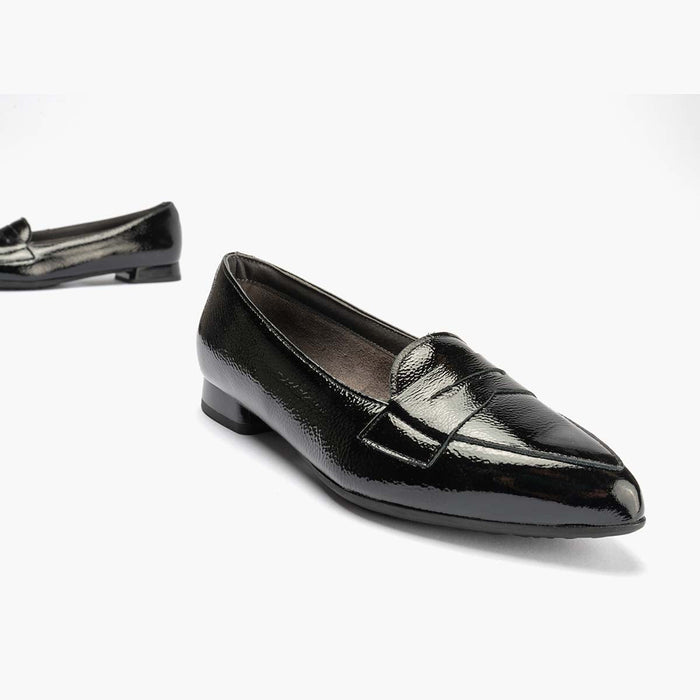 pitillos Mocasín en Charol para mujer color negro Gran oferta
