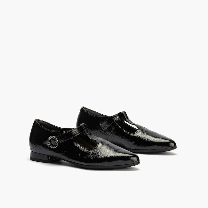 pitillos Gilda en Charol para mujer color negro