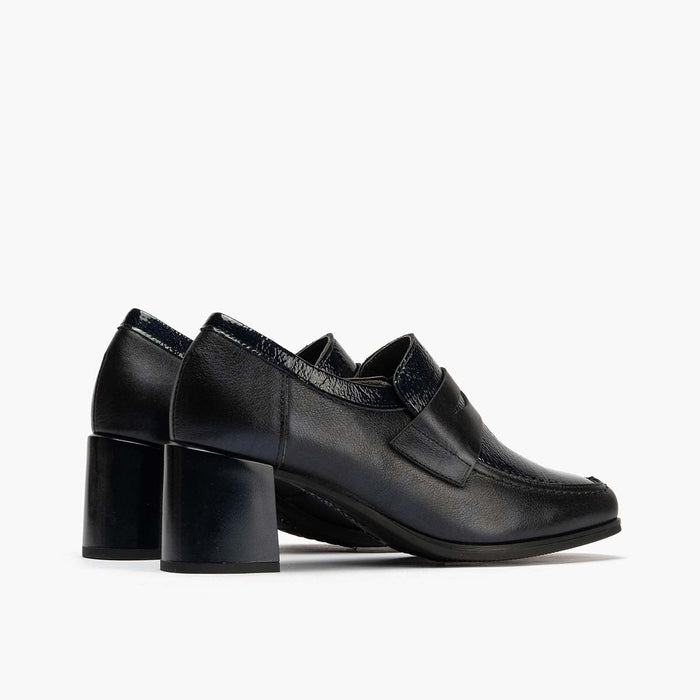 pitillos Zapato Abotinado Combinado para mujer color marino Mejor oferta