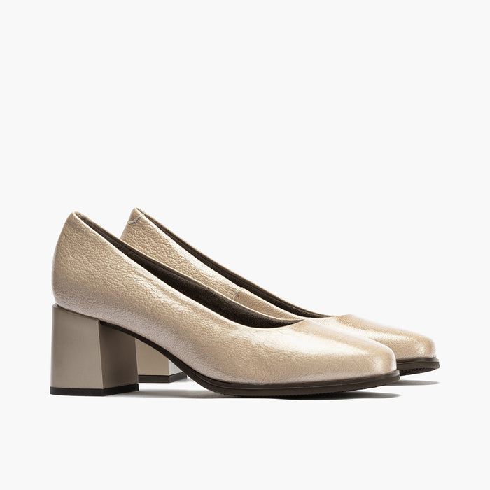 pitillos Zapato de Salón en Charol mujer color piedra Rebajas top