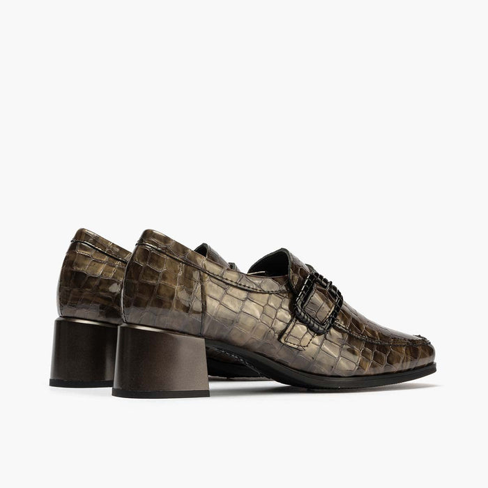 pitillos Zapato Abotinado en Coco de mujer color humo Último día