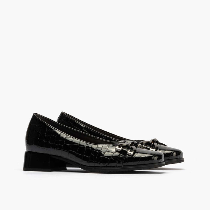 pitillos Zapato de Salón Pico con Adorno para mujer color negro Oferta especial de fábrica