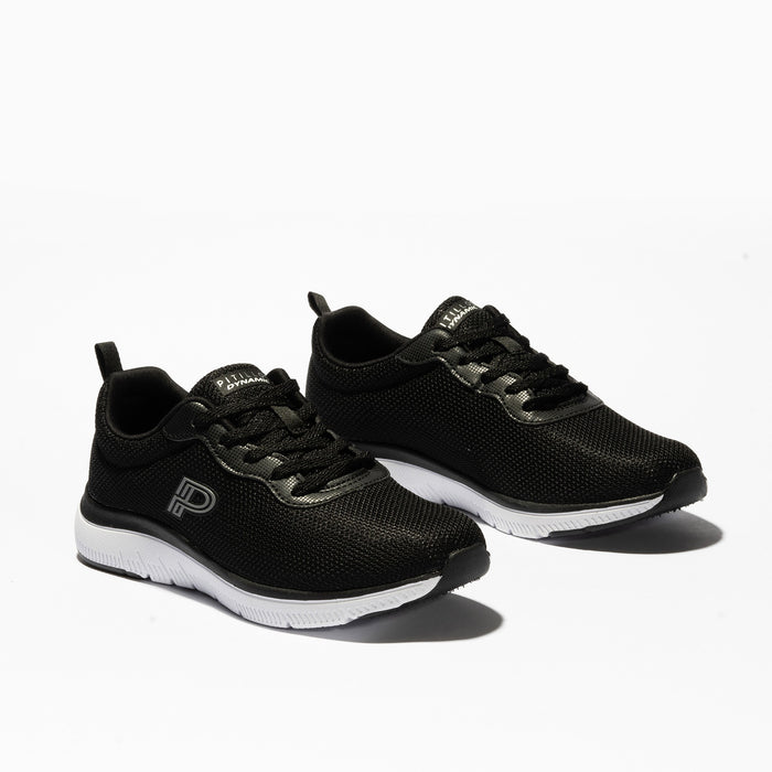 pitillos Zapatillas de mujer de deporte NEGRO [Dynamic Foam] Tienda de fábrica