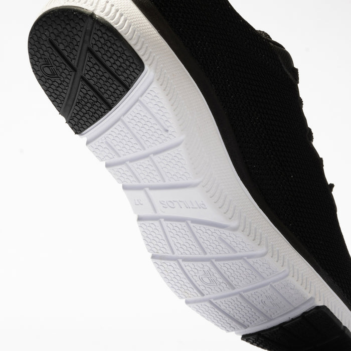 pitillos Zapatillas de mujer de deporte NEGRO [Dynamic Foam] Tienda de fábrica