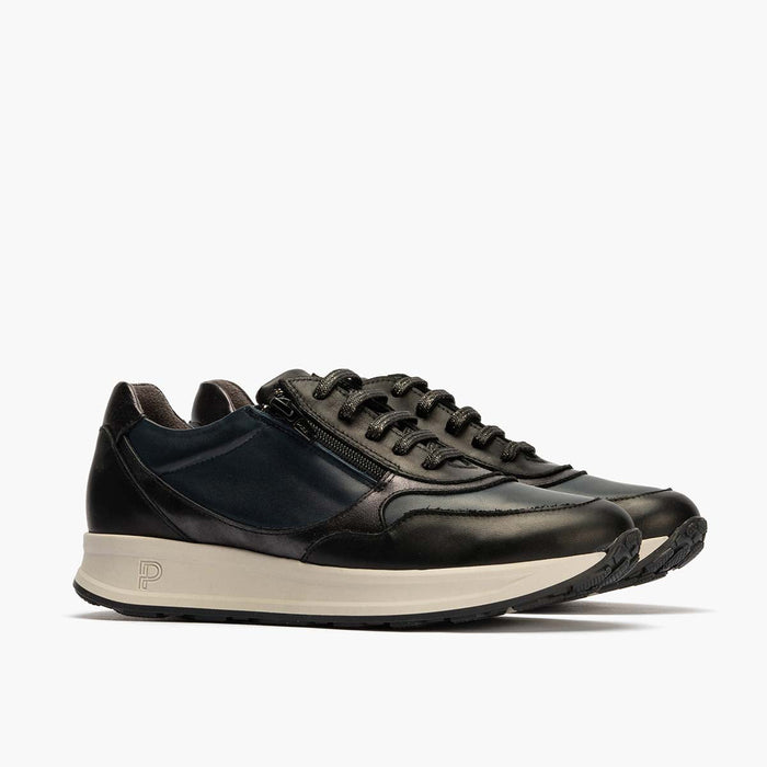 pitillos Zapato Deportivo con Cremallera de mujer color negro Promoción trimestral