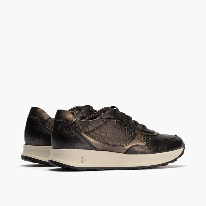 pitillos Zapato Deportivo Cordones para mujer color negro Superdescuento