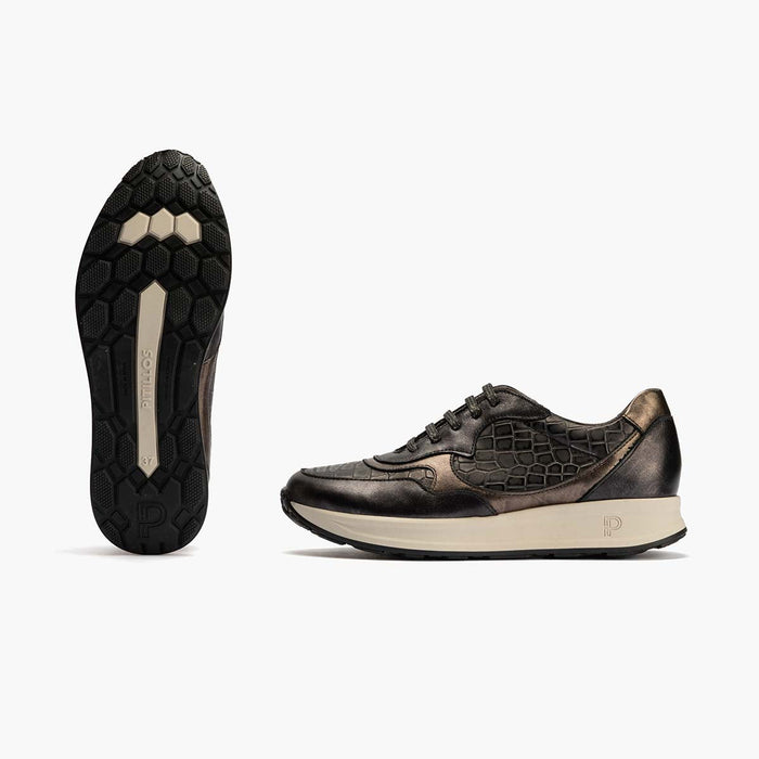 pitillos Zapato Deportivo Cordones para mujer color negro Superdescuento