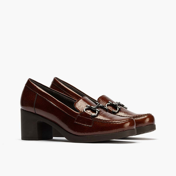 pitillos Mocasín para mujer color cuero