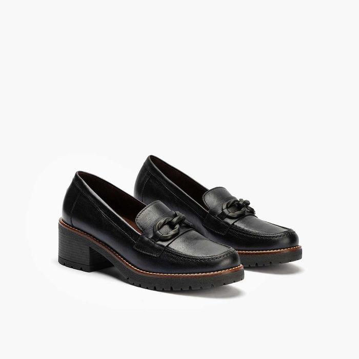 pitillos Mocasín en Laminado mujer color marino