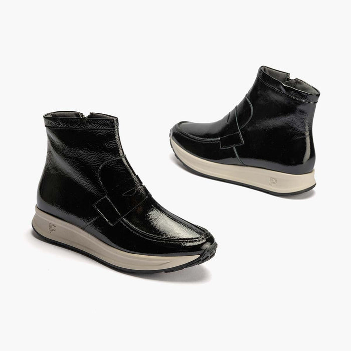 pitillos Botín Charol para mujer color negro Limitado a 3 días