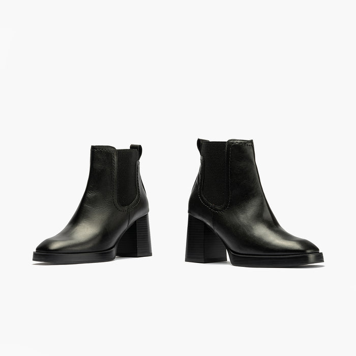 pitillos Botín Chelsea de mujer color negro Venta caliente