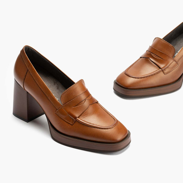pitillos Mocasín en Napa para mujer color cuero Los más vendidos
