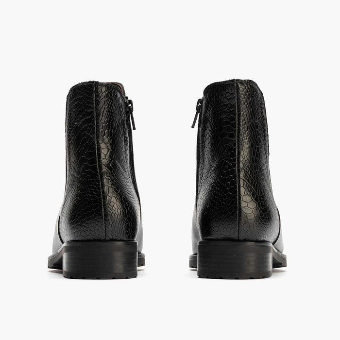 pitillos Botín Chelsea Combinado de mujer color negro Descuento
