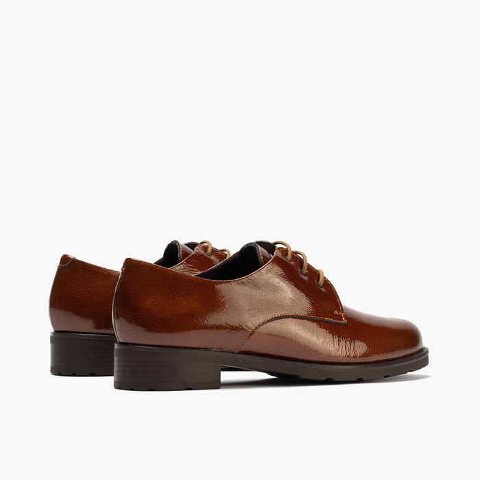 pitillos Blucher en Charol para mujer color cuero Últimos 3 días