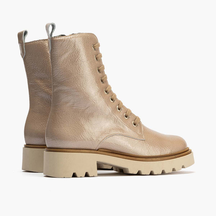pitillos Bota Militar en Charol mujer color piedra Últimos 2 días