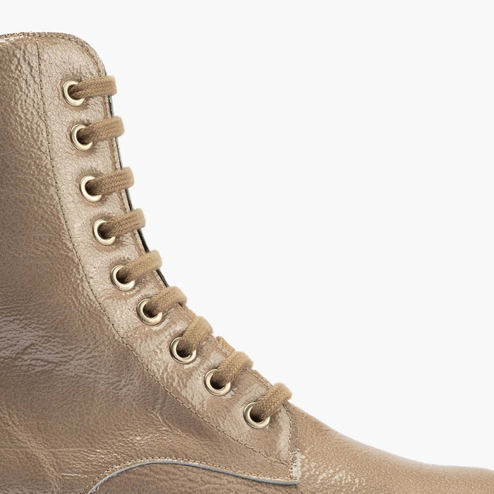 pitillos Bota Militar en Charol mujer color piedra Últimos 2 días