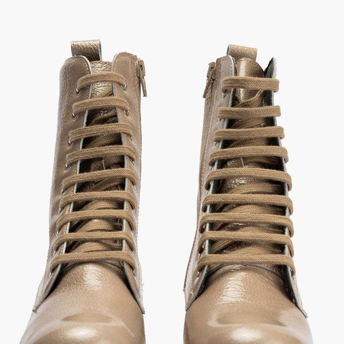 pitillos Bota Militar en Charol mujer color piedra Últimos 2 días