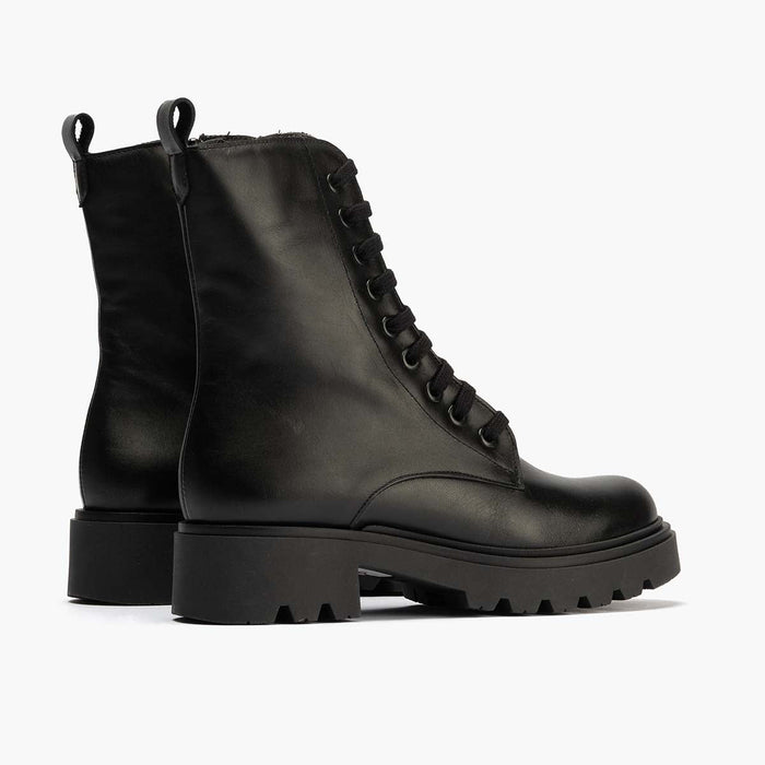 pitillos Bota Militar en Napa mujer color negro Solo hoy