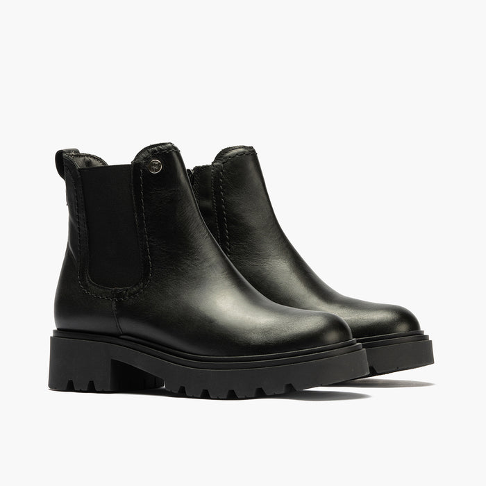 pitillos Botín Chelsea en Napa mujer color negro Oferta especial de fábrica