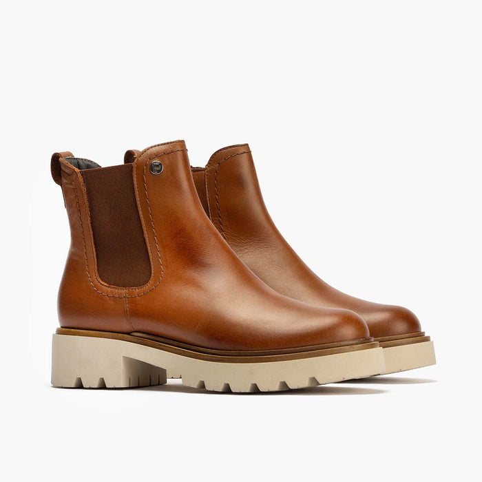 pitillos Botín Chelsea en Napa mujer color cuero