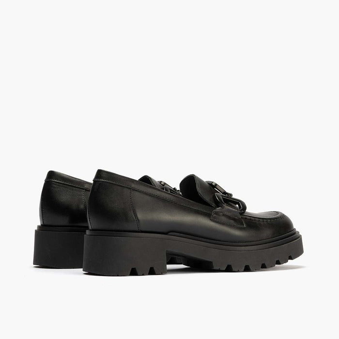 pitillos Mocasín en Napa mujer color negro Liquidación