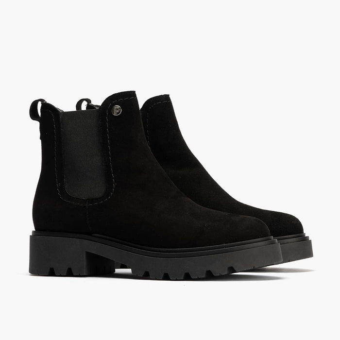 pitillos Botín Chelsea para mujer color negro