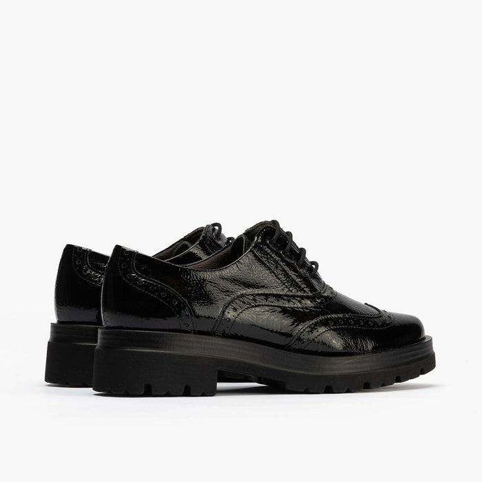 pitillos Zapato Inglés en Charol para mujer color negro En oferta