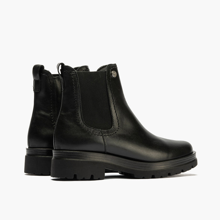 pitillos Botín Chelsea de mujer color negro Rebajas de fin de temporada