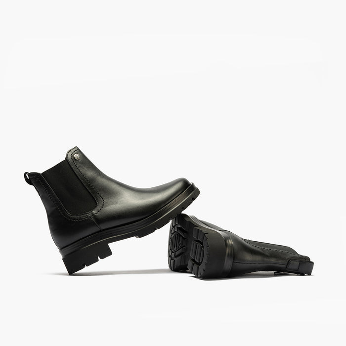 pitillos Botín Chelsea de mujer color negro Rebajas de fin de temporada