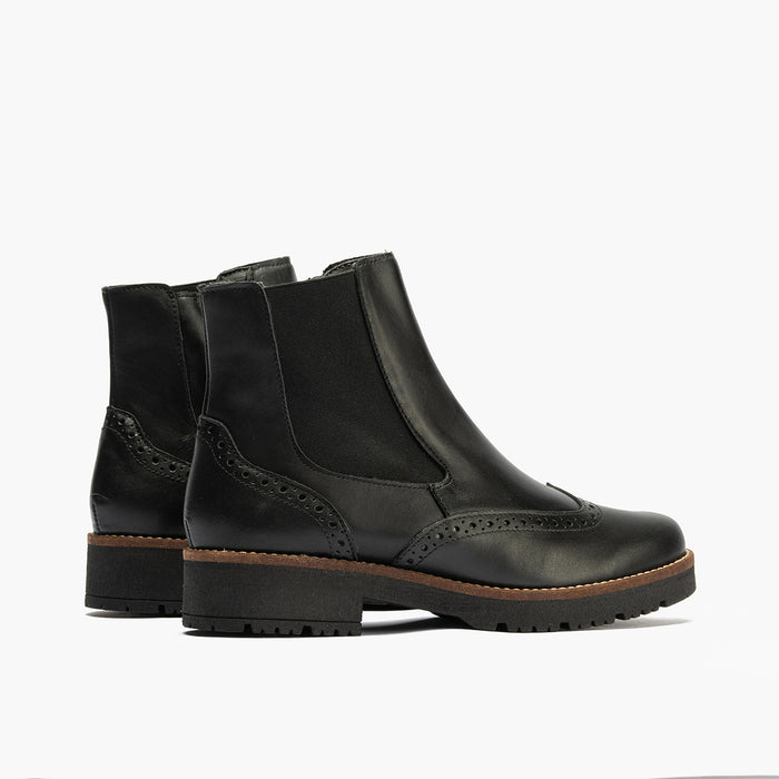 pitillos Botín Chelsea en Napa mujer color negro En línea
