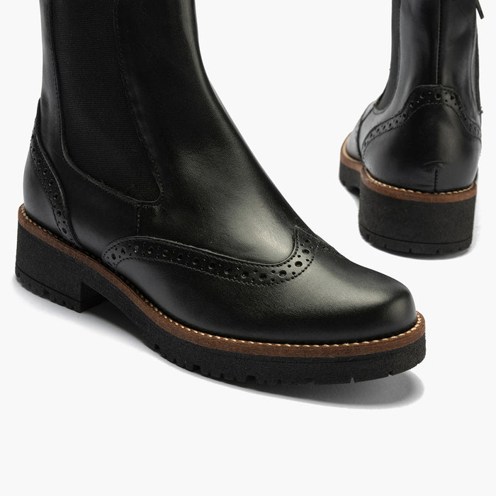 pitillos Botín Chelsea en Napa mujer color negro En línea