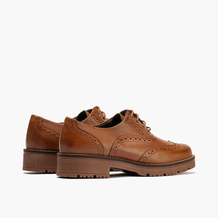 pitillos Zapato Inglés en Napa mujer color cuero Outlet online