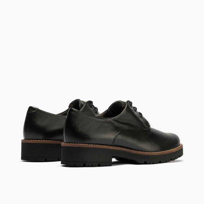 pitillos Blucher en Napa para mujer color negro Rebajas de fábrica