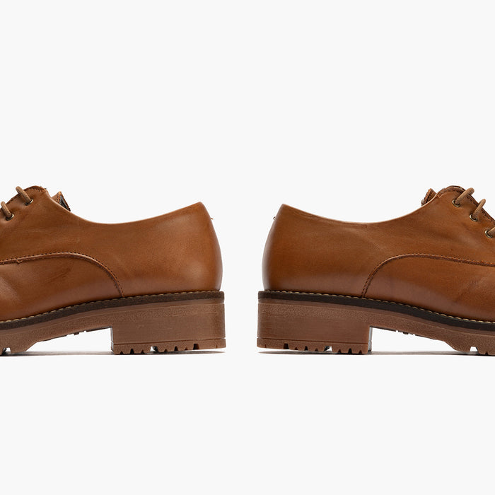 pitillos Blucher en Napa mujer color cuero Los más vendidos