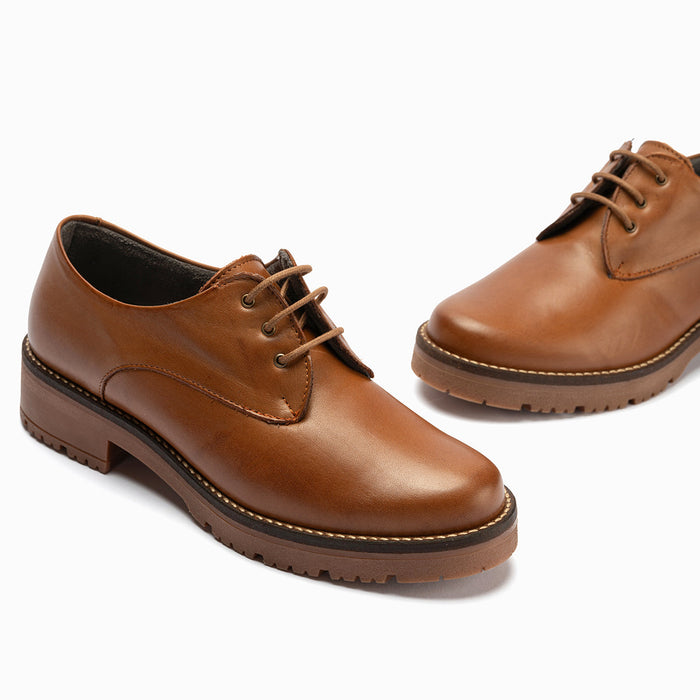 pitillos Blucher en Napa mujer color cuero Los más vendidos