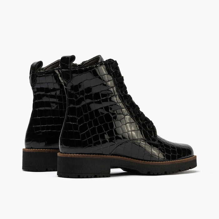 pitillos Bota Militar en Coco de mujer color negro Ventas relámpago